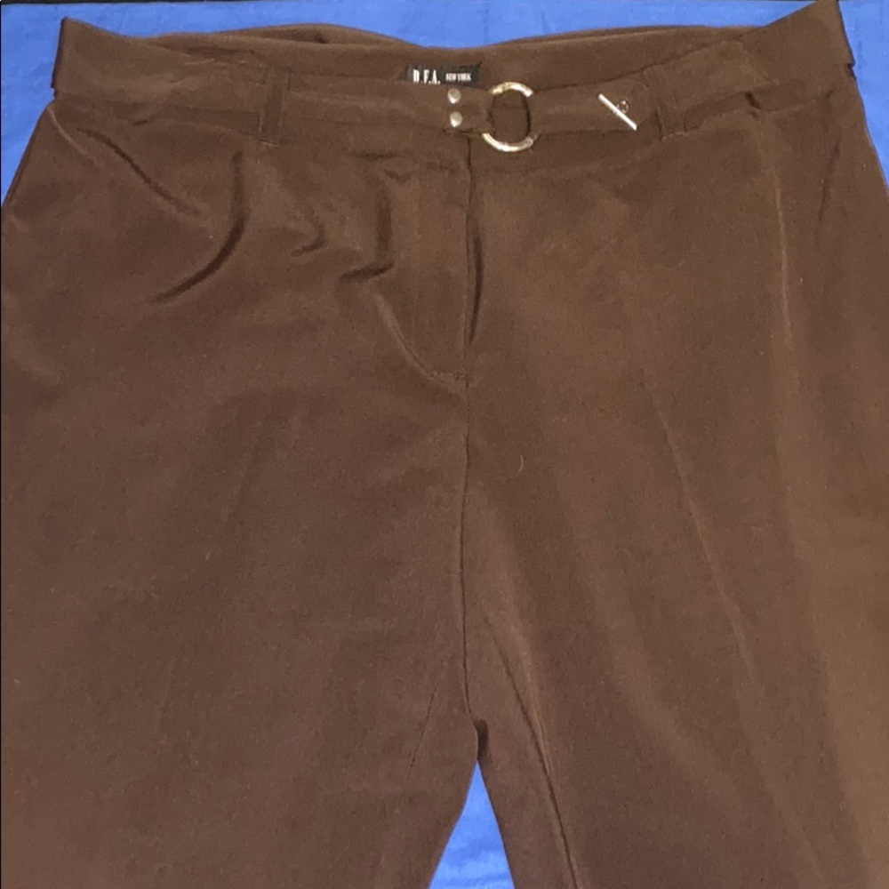 EUC BROWN SUIT PANTS